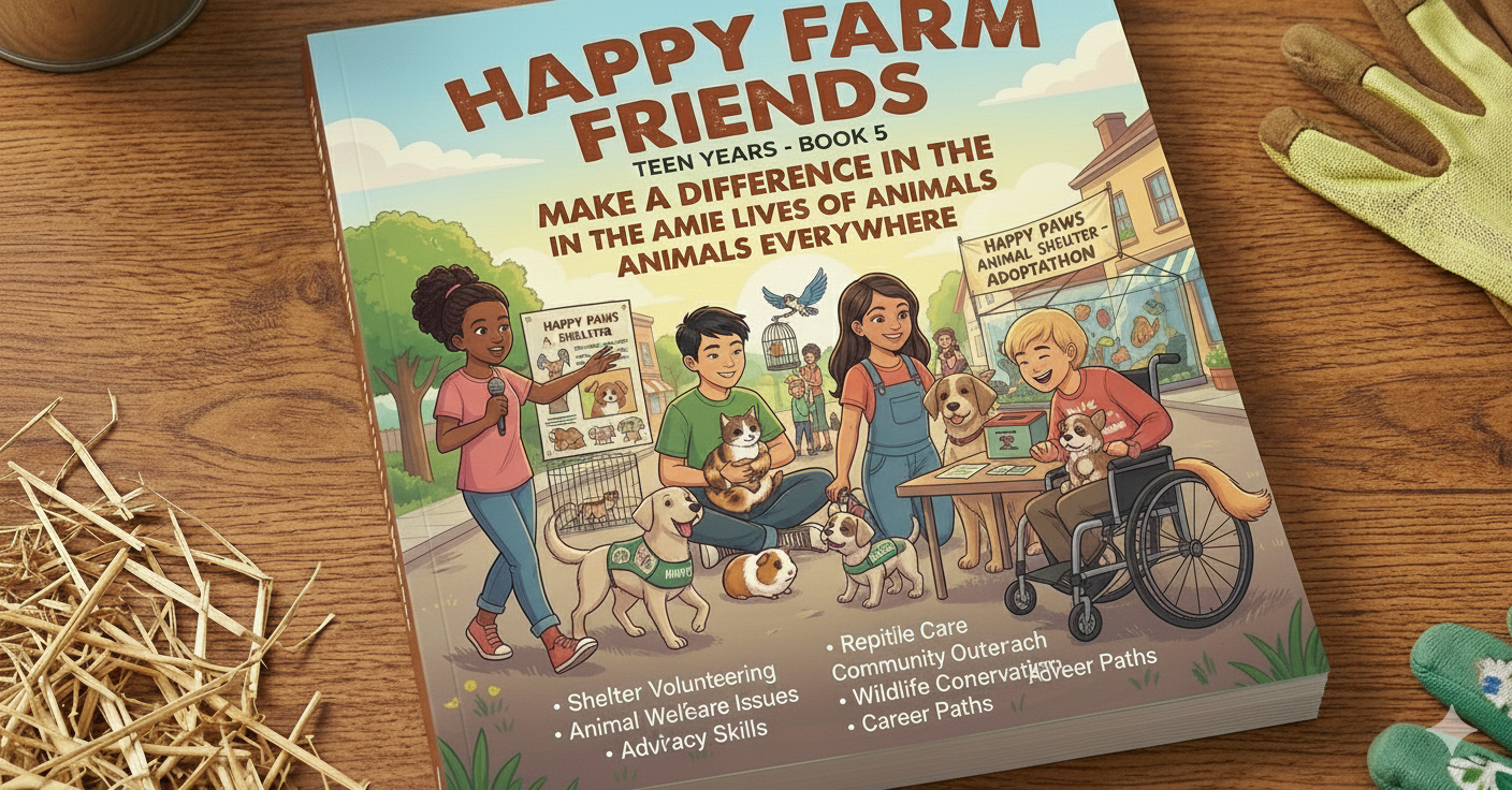 Happy Farm Friends: Teen Years - Book 5: Pet Advocacy & Community Impact