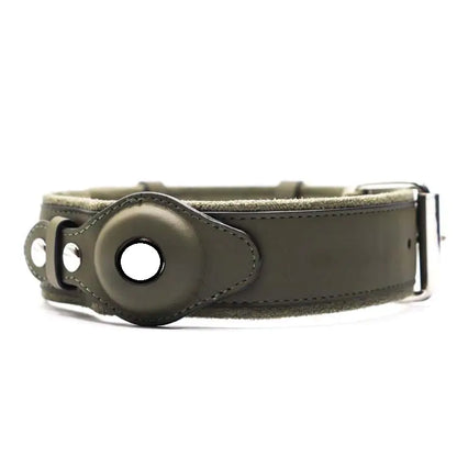 Premium Leather GPS Dog Collar